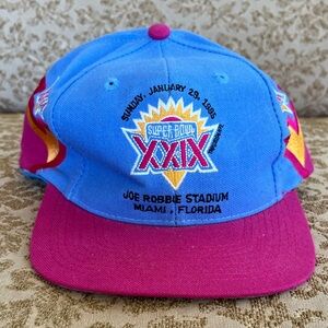 Vintage 90’s / Y2K SnapBack Super Bowl 29 1995 Florida